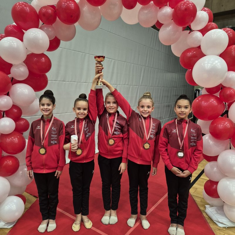 3x Gold und 1x Bronze für die Ländle Gymnastinnen